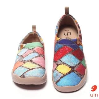 【uin】西班牙原創設計 女鞋 時間遺產彩繪休閒鞋91012006(彩繪)