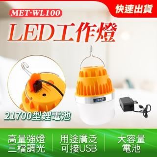 led手電筒 低功耗高亮度 夜市攤販照明燈 led工作燈B-WL100(露營燈具推薦 緊急照明燈 露營燈推薦)