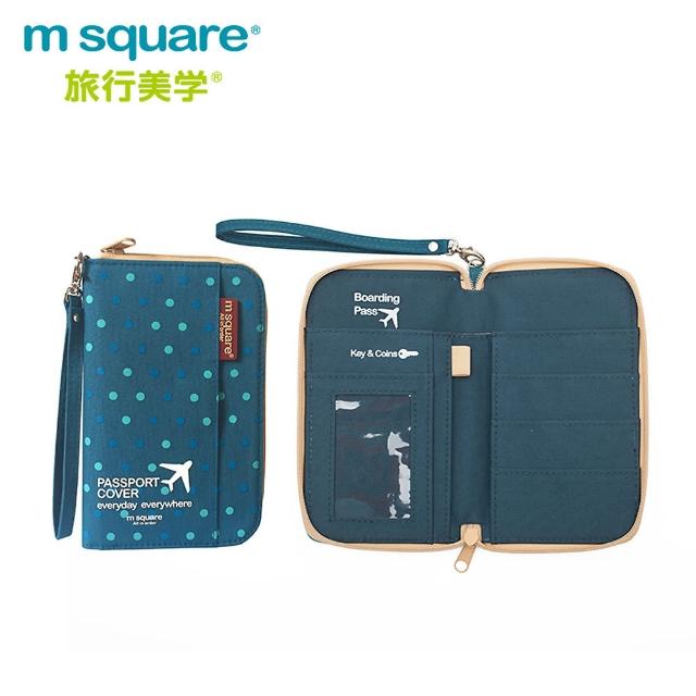 【M Square】短版拉鍊護照夾
