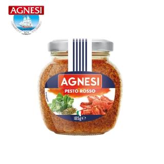 【AGNESI】義式蒜香義大利麵醬 油漬風乾蕃茄口味 185gx1罐