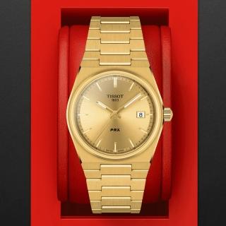 【TISSOT 天梭 官方授權】PRX系列 1970年代復刻 時尚腕錶 禮物推薦 畢業禮物(T1372103302100)