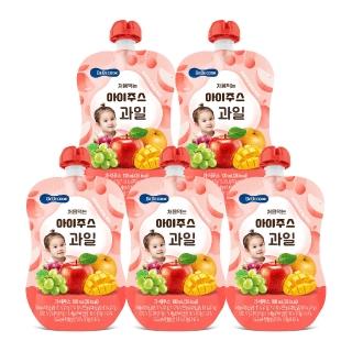 【BEBECOOK 寶膳】韓國 嬰幼兒綜合果汁 5入組(100%水果製成)