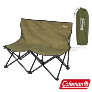 【Coleman】樂趣情人椅.導演椅.折合椅.露營椅(CM-38837 綠橄欖)