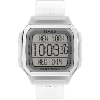 【TIMEX】天美時 電子系列 電子錶 透色 TXTW2U56300