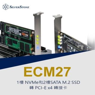 【SilverStone 銀欣】ECM27(M.2 SSD 轉 PCI-E x4 轉接卡)
