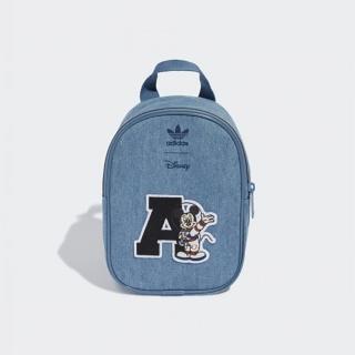 【adidas 愛迪達】後背包 運動包 書包 旅行包 三葉草 藍 HK0143