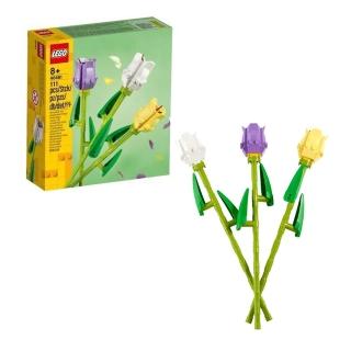 【LEGO 樂高】積木 CREATOR系列 鬱金香Tulips 40461(代理版)