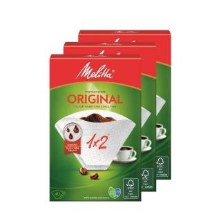 【德國Melitta美樂家】1×2咖啡濾紙(40片裝X3盒)