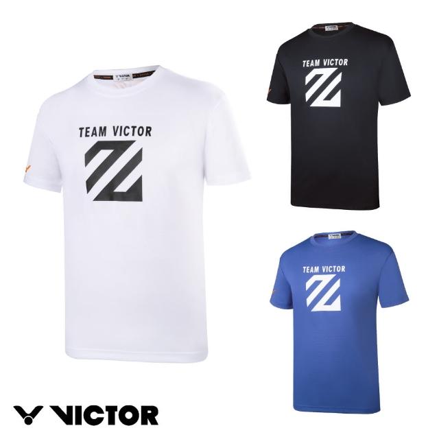 【VICTOR 勝利體育】VICTOR X LZJ 聯名運動T恤(T-LZJ301 A 白/ C 黑/ F 航海藍)