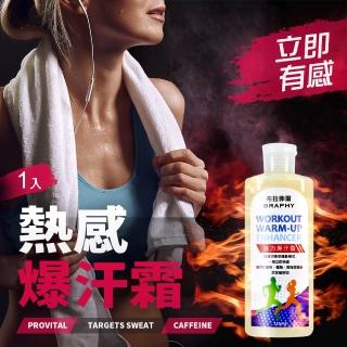 【BRAPHY布拉菲爾】健身熱感活力爆汗霜健身發熱乳液250ml(台灣GMP工廠製造)