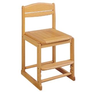 【ONE 生活】迪克亞可調式書桌椅(木紋色成長椅)