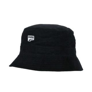 【PUMA】PRIME DT 燈芯絨漁夫帽-純棉 防曬 遮陽 休閒 帽子 黑白(02425001)
