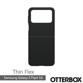 【OtterBox】Samsung Galaxy Z Flip4 5G 6.7吋 Thin Flex對摺系列保護殼(黑)