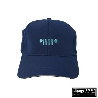 【JEEP】LOGO圖騰刺繡休閒帽(藍色)