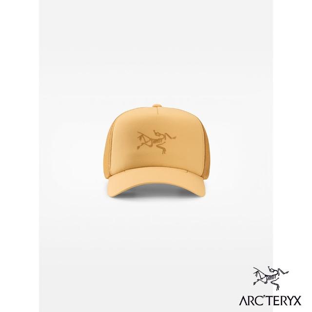 【Arcteryx 始祖鳥】LOGO 棒球網帽(隱士棕)