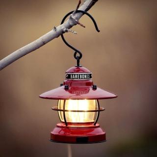 【Barebones】吊掛營燈 Edison Mini Lantern 紅色(LIV-274)