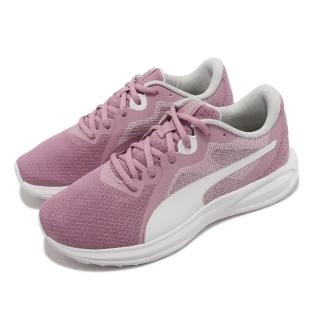【PUMA】慢跑鞋 Twitch Runner 粉紫 粉紅 白 女鞋 緩震 透氣 運動鞋(37628924)