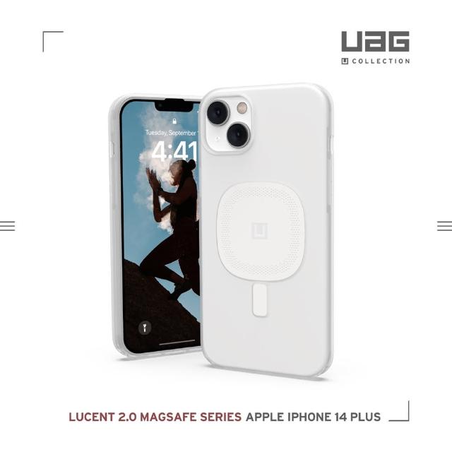 【UAG】（U）iPhone 14 Plus MagSafe 耐衝擊保護殼-白(UAG)