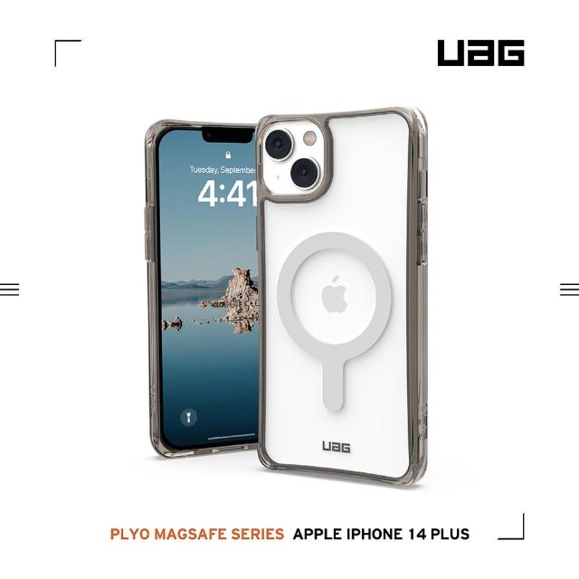 【UAG】iPhone 14 Plus MagSafe 耐衝擊保護殼-全透明(UAG)