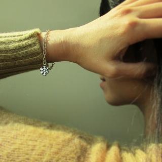 【mittag】snowflake bracelet_雪花手鍊(經典 情人節 聖誕節 閨密 純銀)