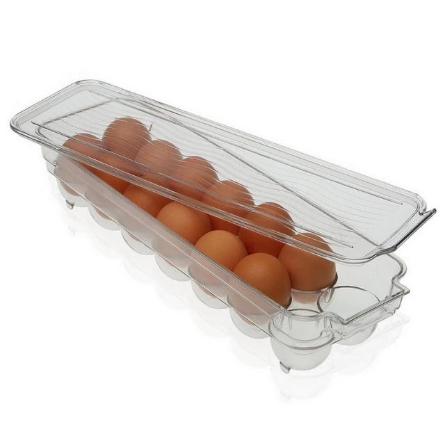 【VERSA】14格雞蛋收納盒(冰箱收納盒 蔬果收納盒 分層分格)