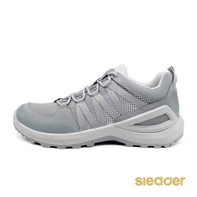 【sleader】動態防水輕量安全戶外休閒女鞋-SD205(灰)