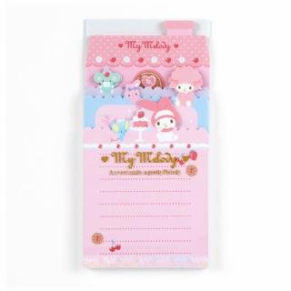 【小禮堂】美樂蒂 信紙組 - 粉草莓蛋糕(平輸品)