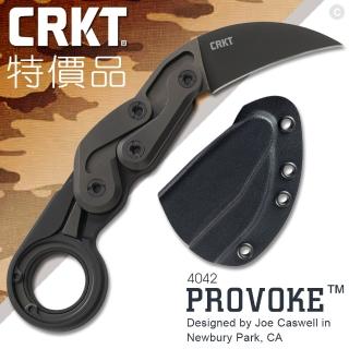 【CRKT】特價品 PROVOKE 機械運動折刀/含專用套(#4042)