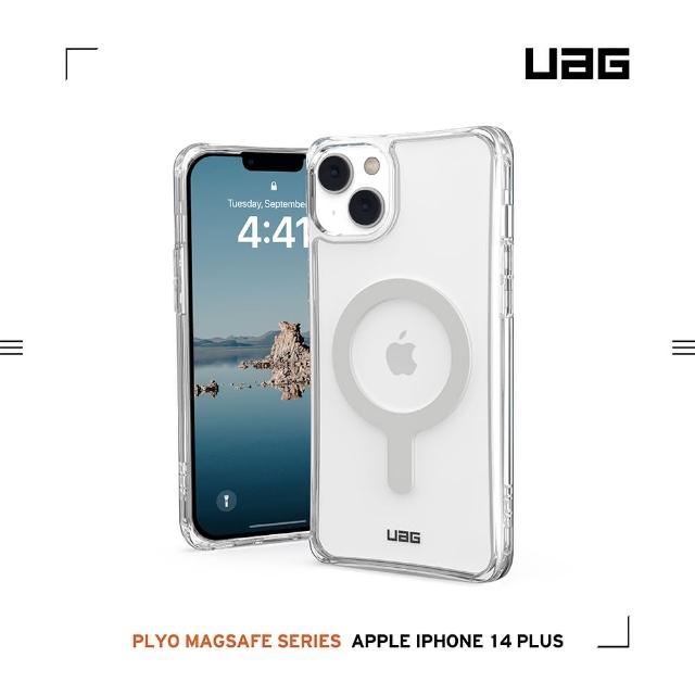 【UAG】iPhone 14 Plus MagSafe 耐衝擊保護殼-極透明(UAG)