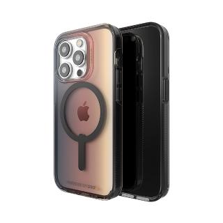 【Gear4】iPhone 14 Pro 6.1吋 D3O Milan Snap 米蘭磁吸款 透明夕陽-抗菌軍規頂級軍規防摔保護殼