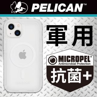 【PELICAN】iPhone 14 6.1吋 Voyager 航海家環保抗菌超防摔保護殼MagSafe版 - 透明