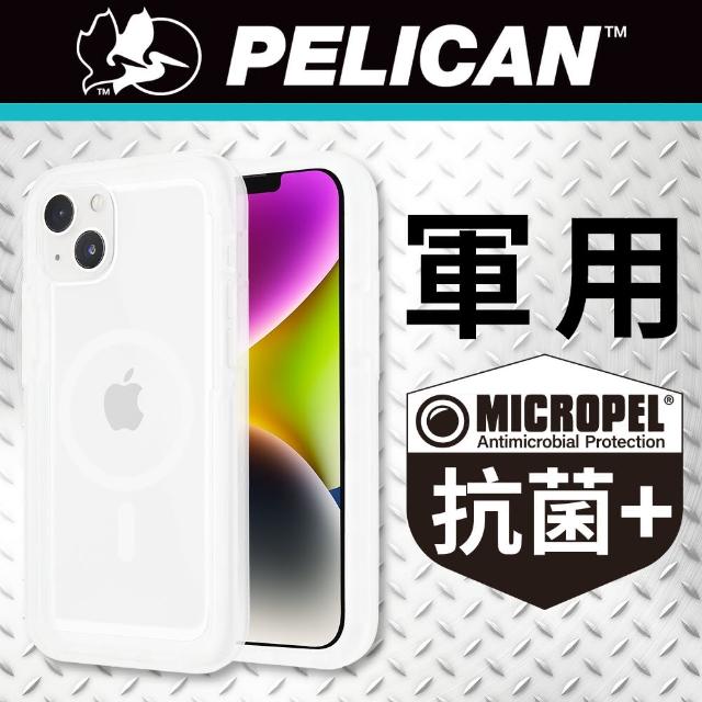 【PELICAN】iPhone 14 Plus 6.7吋 Voyager 航海家環保抗菌超防摔保護殼MagSafe版 - 透明