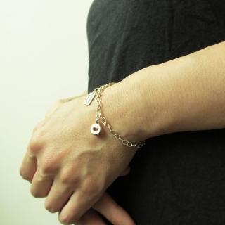 【mittag】round heart bracelet_圓心手鍊(我的心裝載著對你的思念)