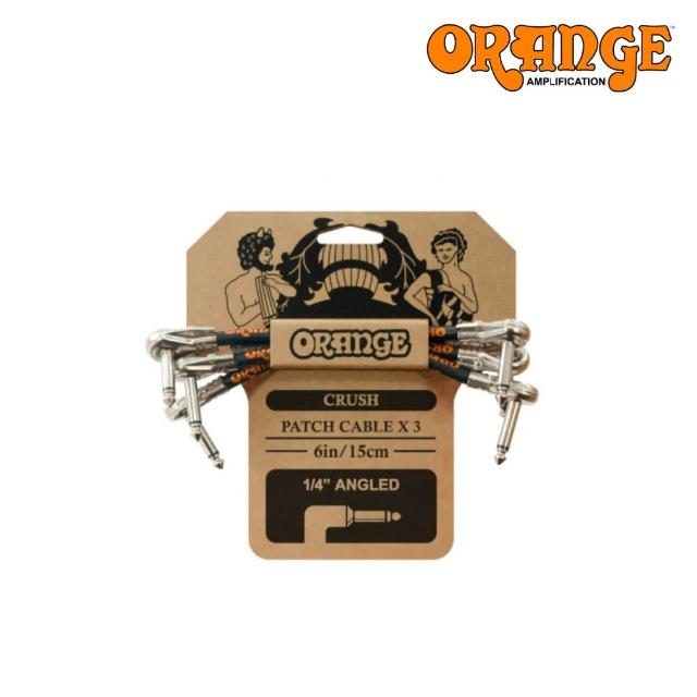 【Orange】英國 ORANGE CA038 CRUSH CABLE 短導線 訊號線 L頭(適用單顆效果器串接)