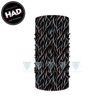 【德國 HAD】HA450 Coolmax頭巾 - 黑色翻轉(HAD/Coolmax頭巾/百變頭巾)
