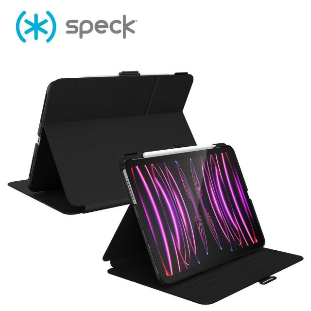 【Speck】2022 第4/3代 11吋 Balance Folio多角度防摔側翻保護套-黑色(iPad Pro 11吋)