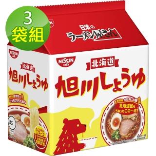 【日清】北海道五入拉麵-旭川醬油x3