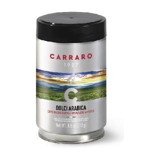 【CARRARO】DOLCI 100%阿拉比卡 罐裝研磨咖啡粉(250g)