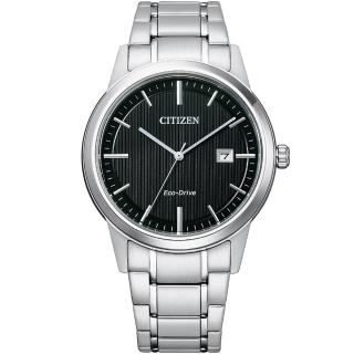 【CITIZEN 星辰】簡約商務Eco-Drive 光動能男錶 禮物 手錶(AW1231-66E)