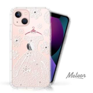 【Meteor】iPhone 14 6.1吋 奧地利彩鑽空壓防摔手機殼(禮服)