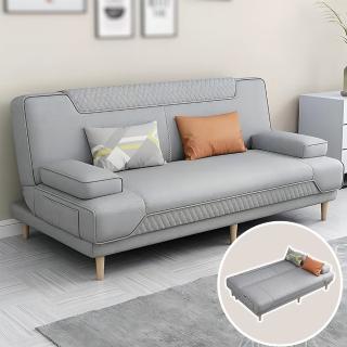 【ZAIKU宅造印象】沙發床 多功能兩用折疊沙發床 雙人沙發 可拆洗 透氣海綿(附送2個抱枕 6隻鋼製腳)