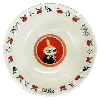 【日本山加yamaka】moomin 嚕嚕米 典雅精緻系列 陶瓷餐碗 18cm 小不點亞美(餐具雜貨)