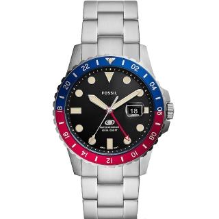 【FOSSIL】BLUE GMT 限量雙時區運動手錶-42mm(LE1156)