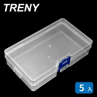 【TRENY】長方形透明收納盒-大5入