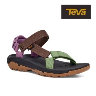 【TEVA】原廠貨 女 Hurricane XLT2 機能運動涼鞋/雨鞋/水鞋(彩色咖啡-TV1019235DTMLT)