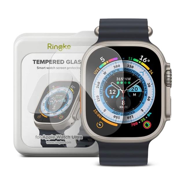 【Rearth】Ringke Apple Watch Ultra 螢幕保護貼(4片裝)
