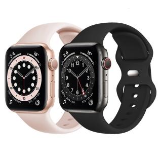 【IN7】Apple Watch 38mm/40mm/41mm 液態膠系列八字扣矽膠錶帶
