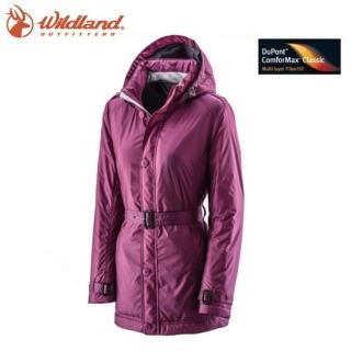 【Wildland 荒野】女 輕量杜邦棉 防風防潑外套《紫紅》0A-2290321/羽絨衣/連帽羽絨衣(悠遊山水)
