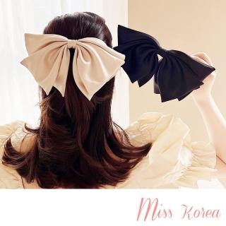 【MISS KOREA】蝴蝶結髮夾/韓國設計優雅三層次大蝴蝶結髮夾(2色任選)