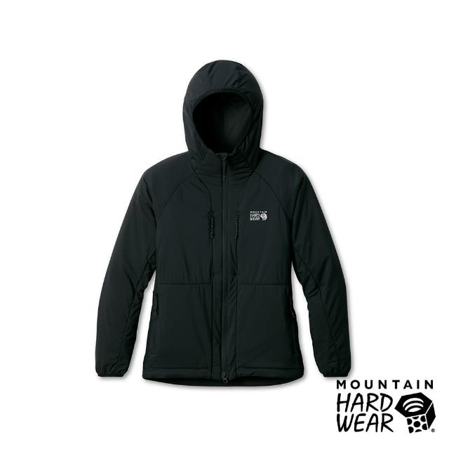 【Mountain Hardwear】Kor AirShell Warm Jacket W 輕量防風防潑水保暖連帽外套 女款 黑色 #1985061